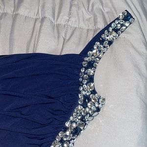 Navy Blue Homecoming Dress